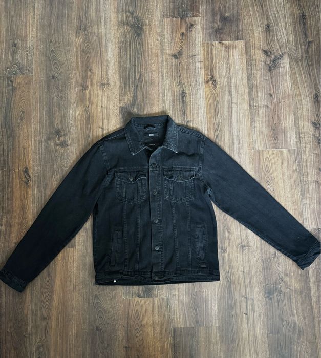 House brand czarna jeansowa kurtka 38/M