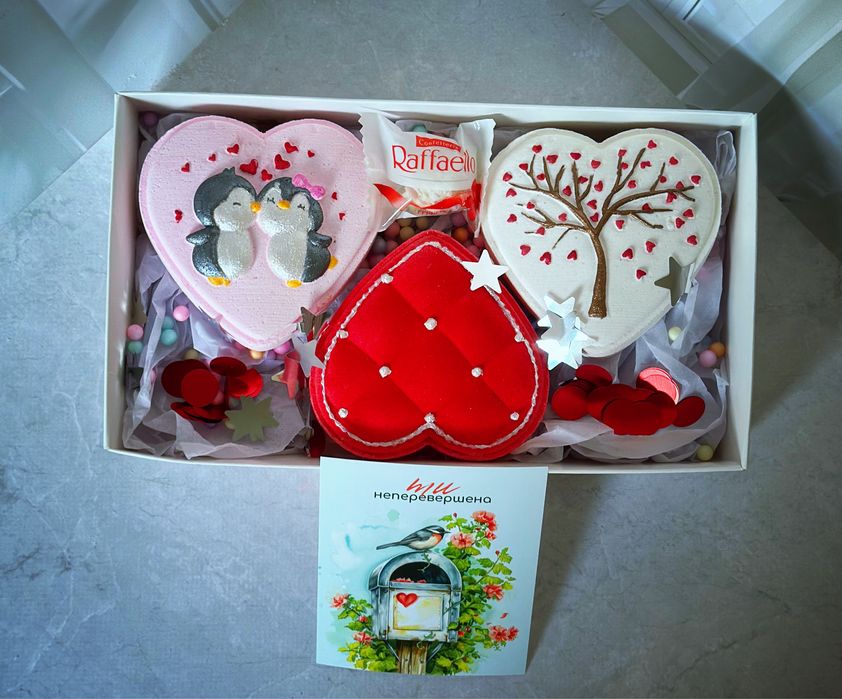 Бомбочки для ванни подарунковий набір оригінальний подарунок