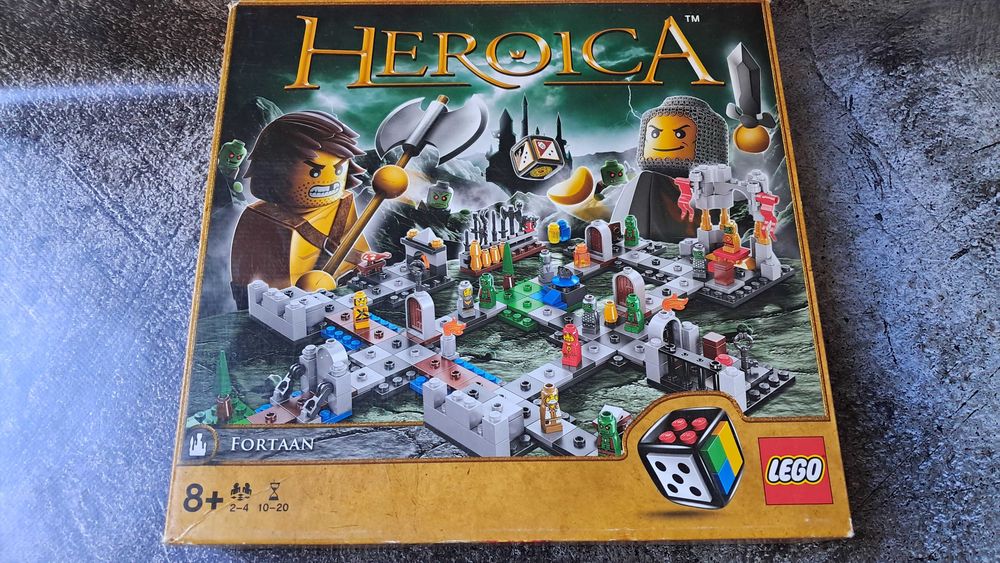 Klocki gra planszowa oryginał Lego 3860 Heroica Fortaan