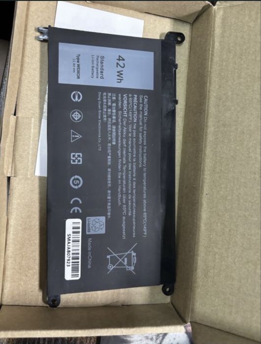 WDXOR 42Wh 11.4V bateria do laptopa Dell