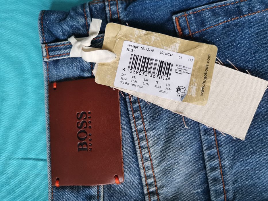 Spodnie jeans Hugo Boss orange 31/34