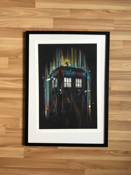 Doktor Who plakat w ramie 50 x 70 cm Tardis poster / obraz rama