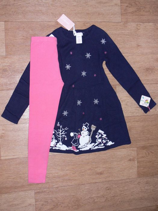 Набір Новий туніка плаття сукня + лосіни леггінси 6-8р. Savannah