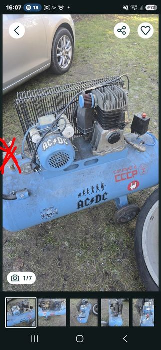 Sprezarka włoska 2 cylindrowa
