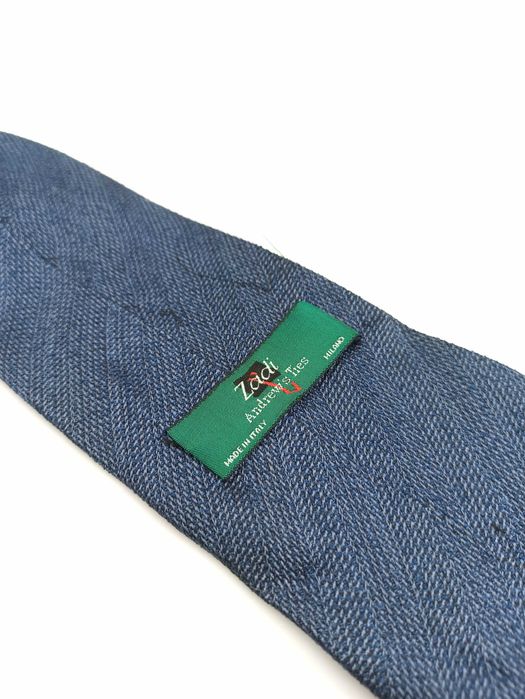 Zadi Andrew's Ties niebieski jedwabny krawat ap102