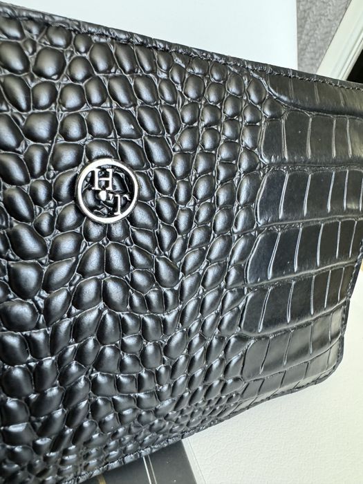 HT Leather барсетка клатч чоловіча Батсетка клатч мужской под ерокодил