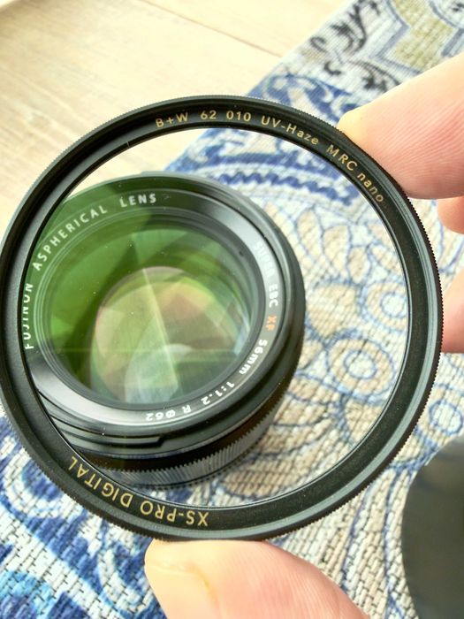 FUJIFILM XF56mm F1.2 R + Filtro B+W UV UV-Haze MRC Nano 62mm