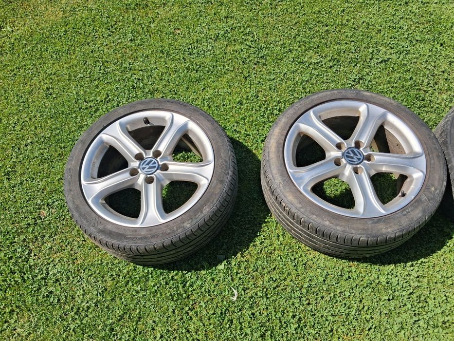 Felgi 17 5×112 orginalne audi z oponami.