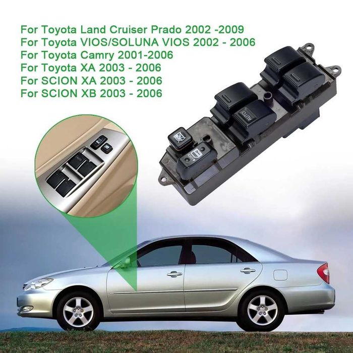 Блок керування склопідйомника Toyota Camry Prado Vios XA XB 2001-2009