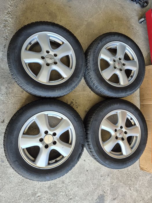 Диски литі 5×110 6,5J×16H2, шини 205×60 мішелін алпін зима 19р