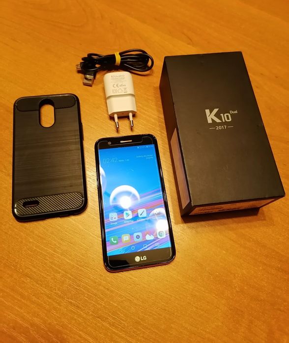 Zadbany LG K10 - Dual-Sim - Pam.16GB/2GB + Karta Pamięci 16GB , Etui