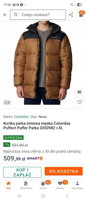 Nowa kurtka columbia L