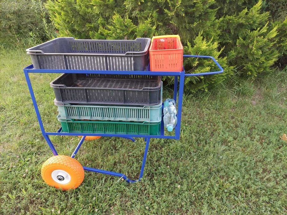wózek do zbioru malin ,owoców itp