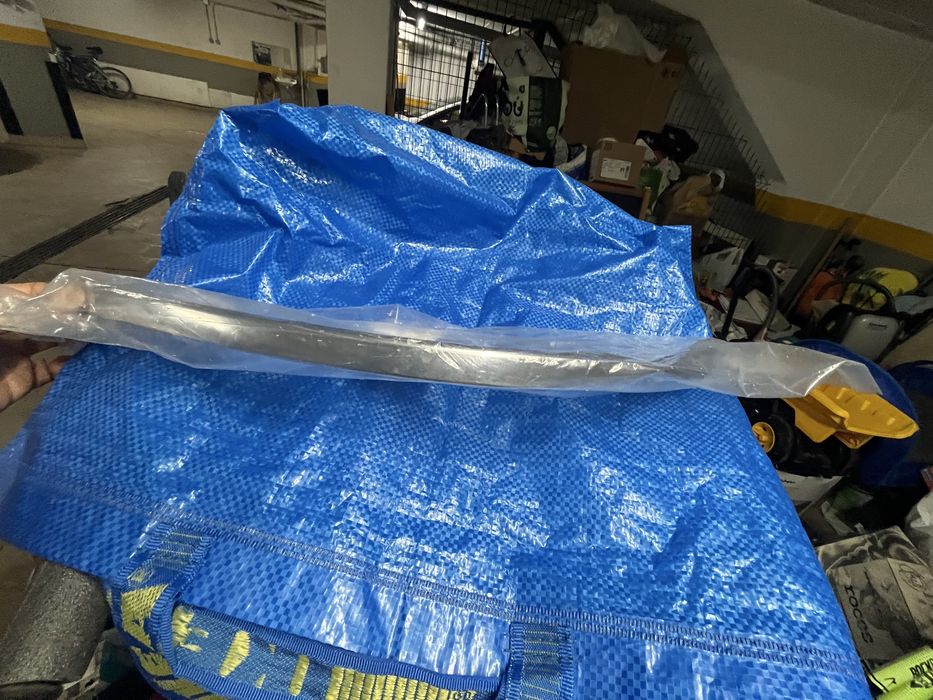 Friso cromado parachoques frontal chrysler grand voyager 2010