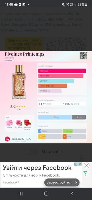Парфюм  Pivoines Printemps від Maison Lancôme
