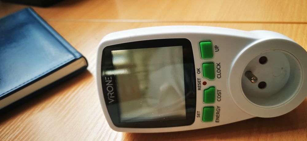 Miernik Energii Elektrycznej Watomierz Licznik Zużycia Prądu Woltomierz LCD Virone