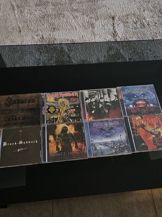CD/ DVD Iron Maiden, Metallica, Rammstein, Sabaton