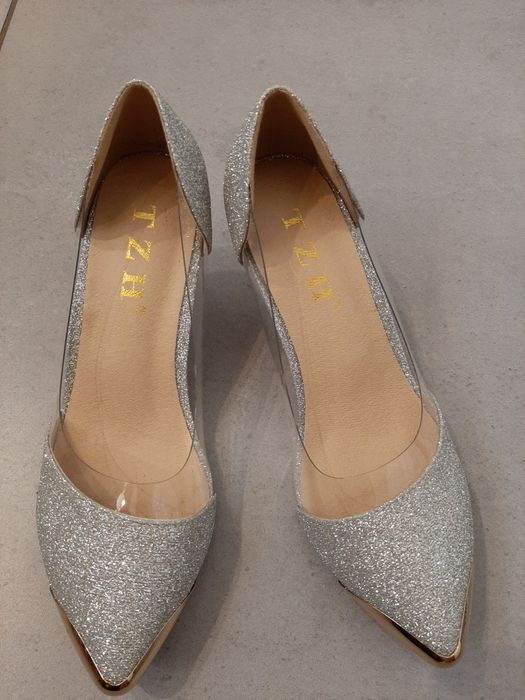 Buty srebrne rozmiar 35