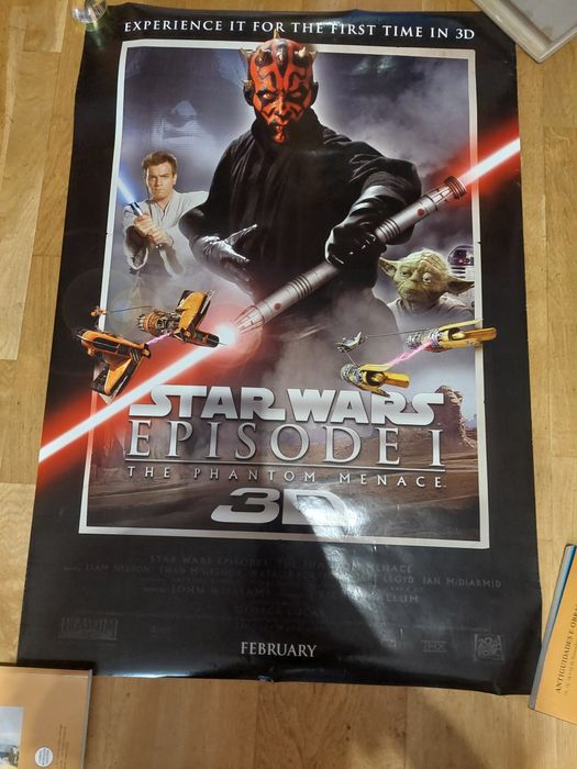 Grande poster publicitário star wars
