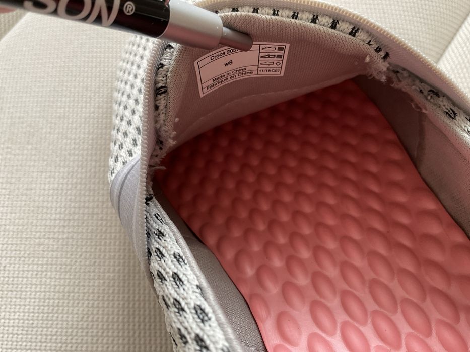 Crocs W8 слипоны, балетки наш 38 полноразмерные
