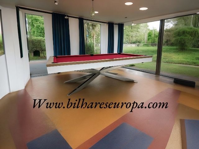 Snooker Spider inox / Mesa jantar