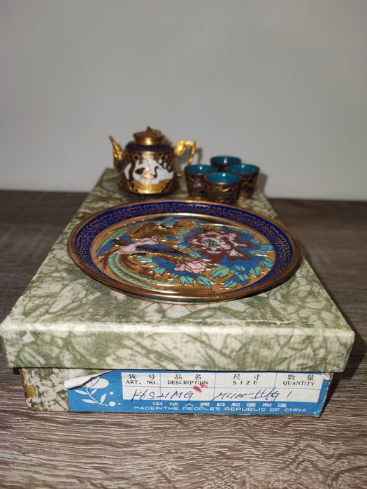 Conjunto em Cloisonné