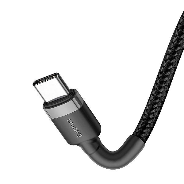 Kabel Baseus CATKLF-HG1 USB-C - USB-C PD QC 60W 3A 480Mb/s 2m - czarno