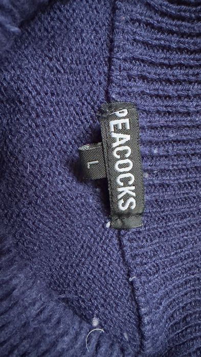 Świetny świąteczny sweter męski firmy Peacocks rozmiar L