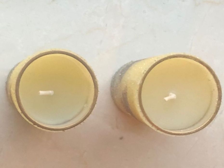 Lote de 2 Velas com Anjos / Copos