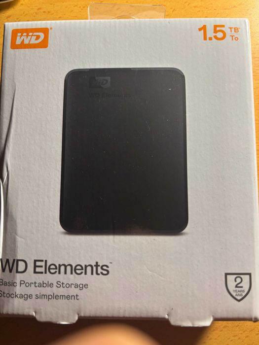 Disco Externo - WD Elements -  1,5 T