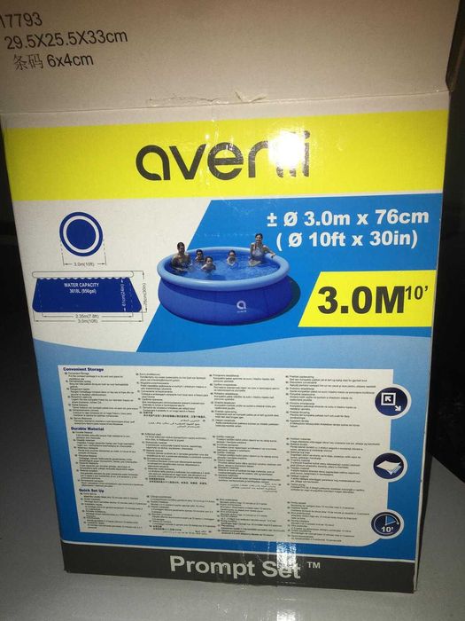 Piscina de 3 metros usada 2 semanas COMO NOVA IMPECAVEL