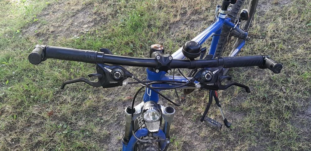 Rower niebieski młodzieżowy