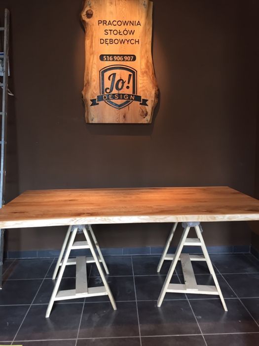 Blat dębowy 200 cm na 100