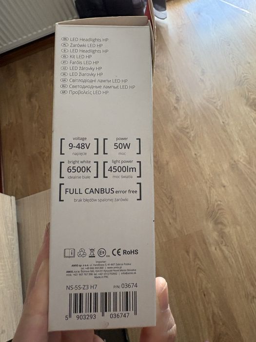 Żarówki samochodowe LED