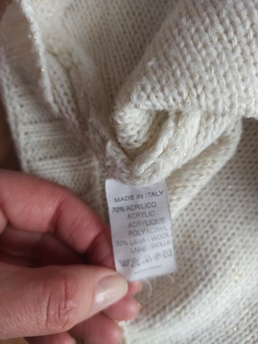 Sweterek+ golf z krótkim rekawem