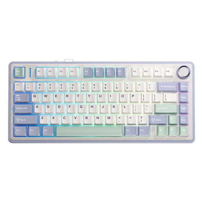 ‼️ NEW ‼️ БАГАТО КОЛЬОРІВ Механічна клавіатура AULA F75 4000 mAh RGB