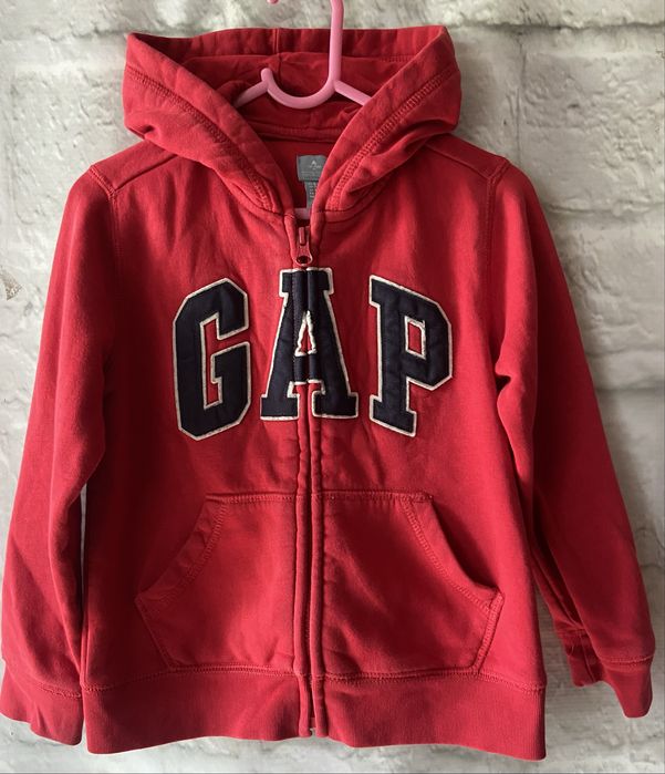 Czerwona bluza baby Gap 5 lat 116 cm