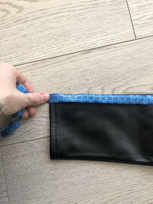 Шкіряні утеплені легінси. Нові.