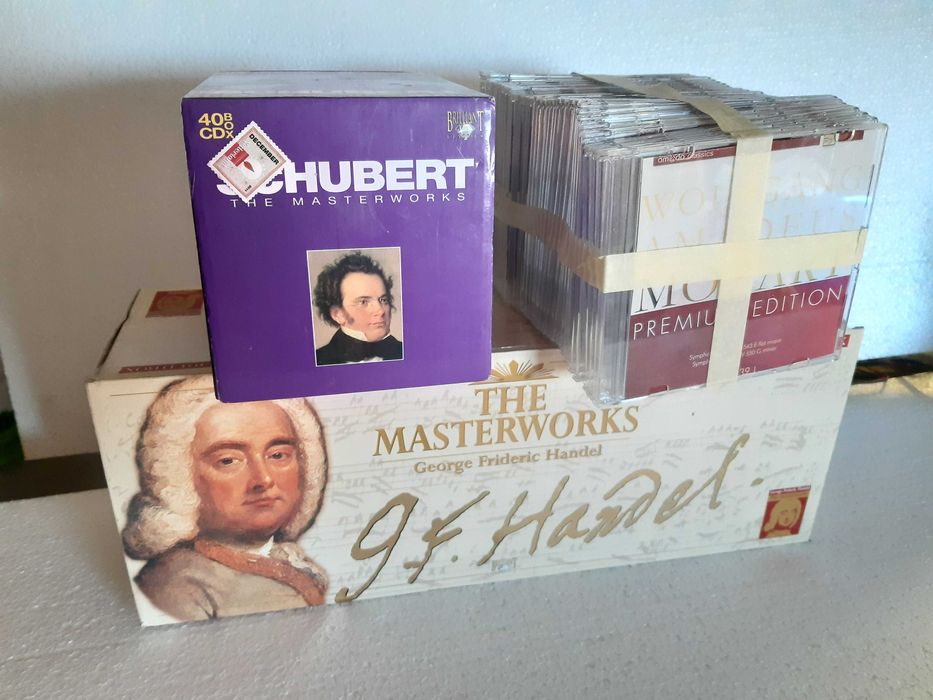 CD Handel, Mozart, Schubert, Шуберт,Моцарт, Гендель , класика
