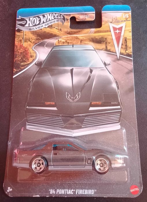 Hot Wheels Silver Series '84 Pontiac Firebird JKY09 – Samochód Kolekcjonerski