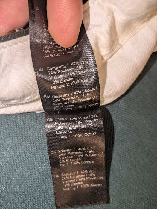 Wełniane spodnie Samsøe Samsøe 50 miękka wełna eleganckie idealny stan