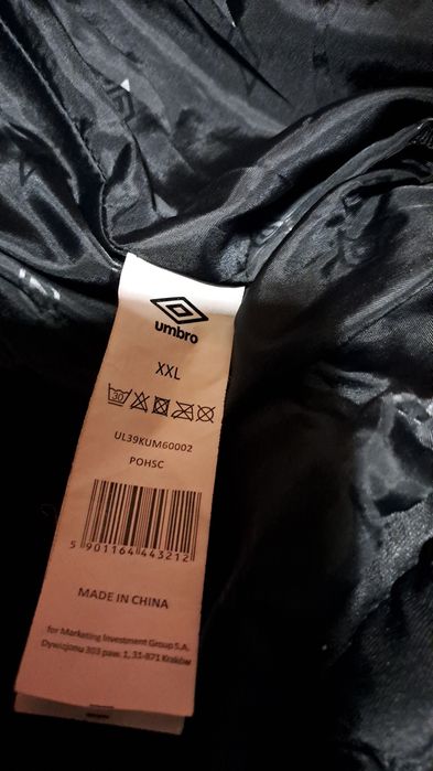 Kurtka zimowa Umbro meska2 xl