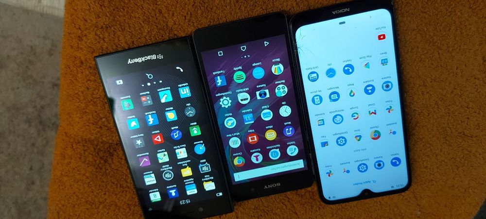 Rozne telefony uzywane