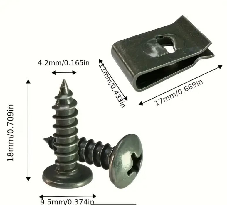 30шт. U-подібні кріплення