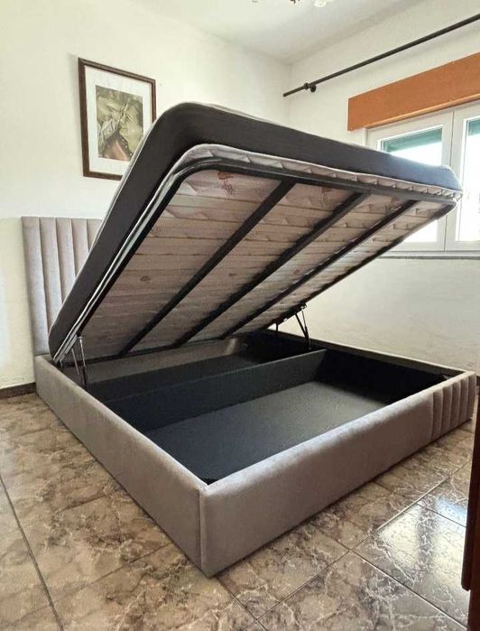 Pack cama Jade ( incluso estrado e colchão oferta )
