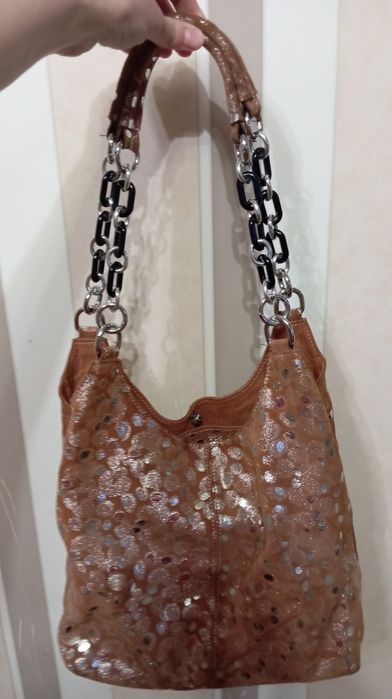 Сумка натуральна замша