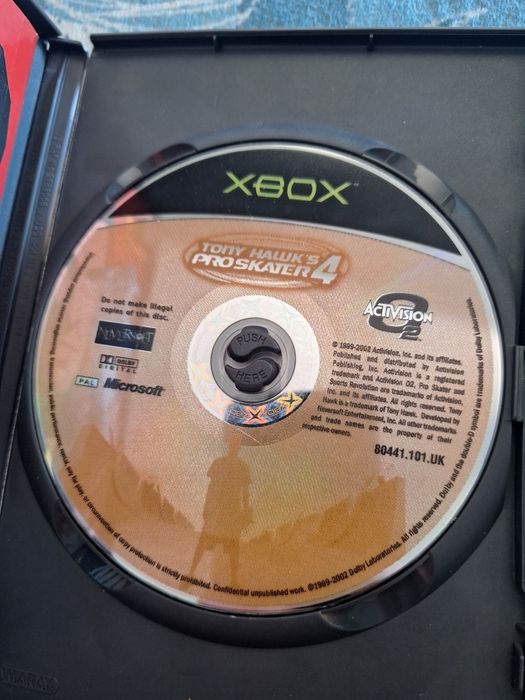 Tony hawk's x-box