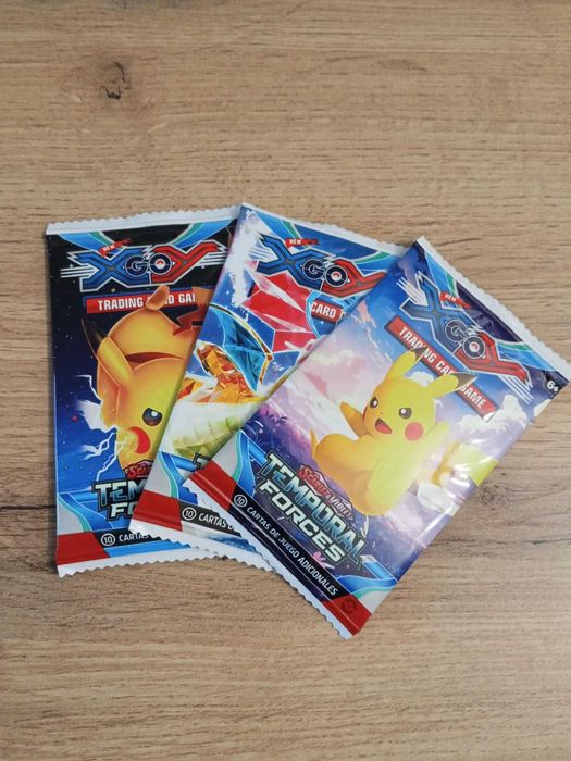 Karta Pokémon – XY/GO  Scarlet & Violet Temporal Forces–3-Pack Booster