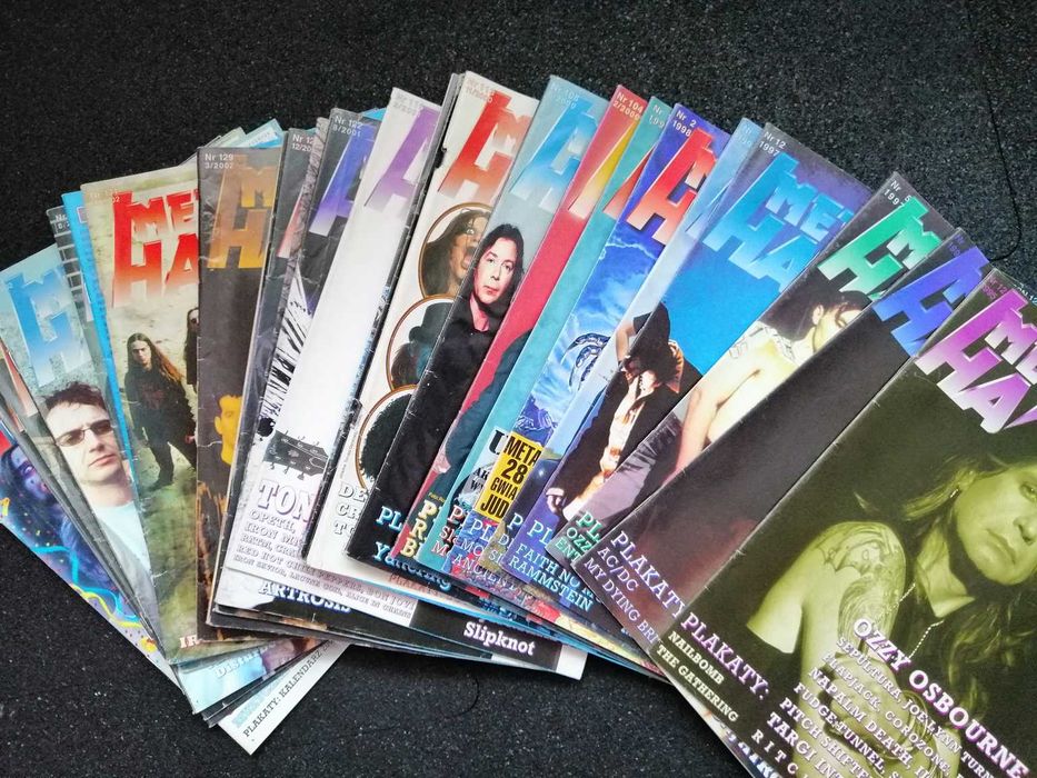 Unikatowy zestaw 25 x METAL HAMMER + PLAKATY - dla fanów METAL'u !