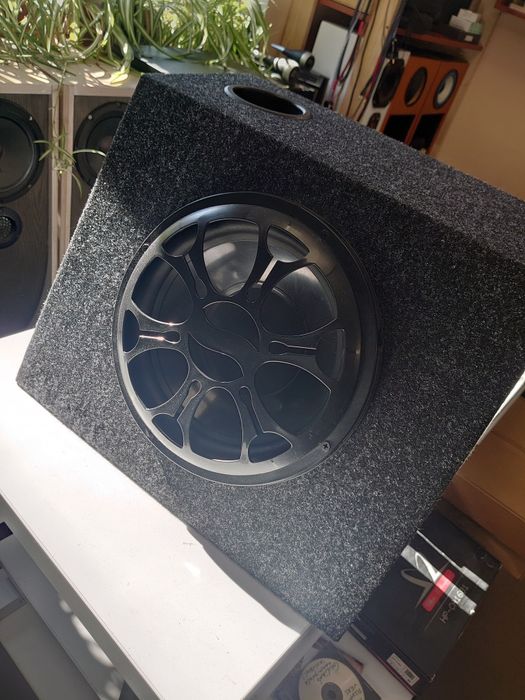 Сабвуфер автомобильный 10" в корпусе ФИ.